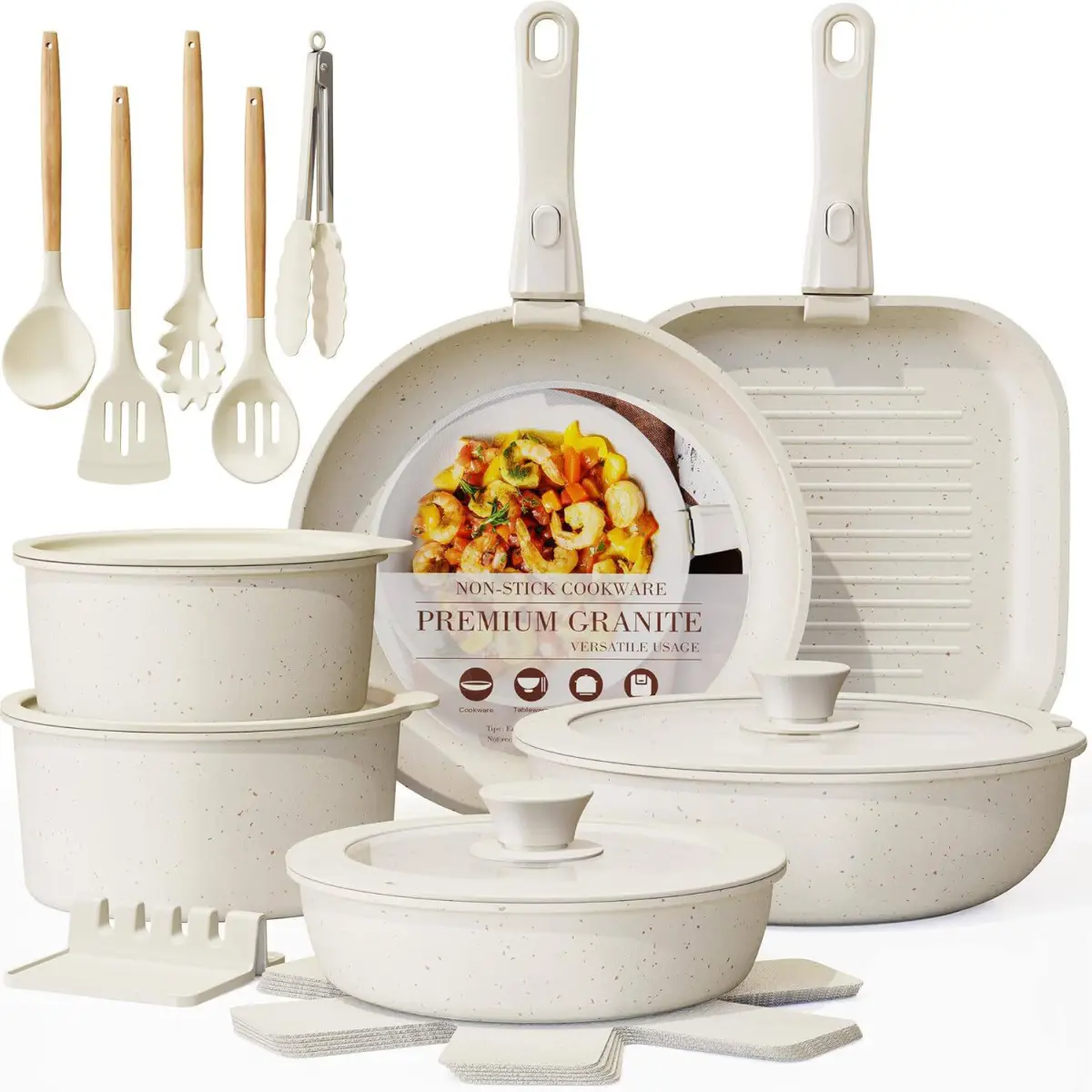 Detachable Handle Non-Stick Cookware
