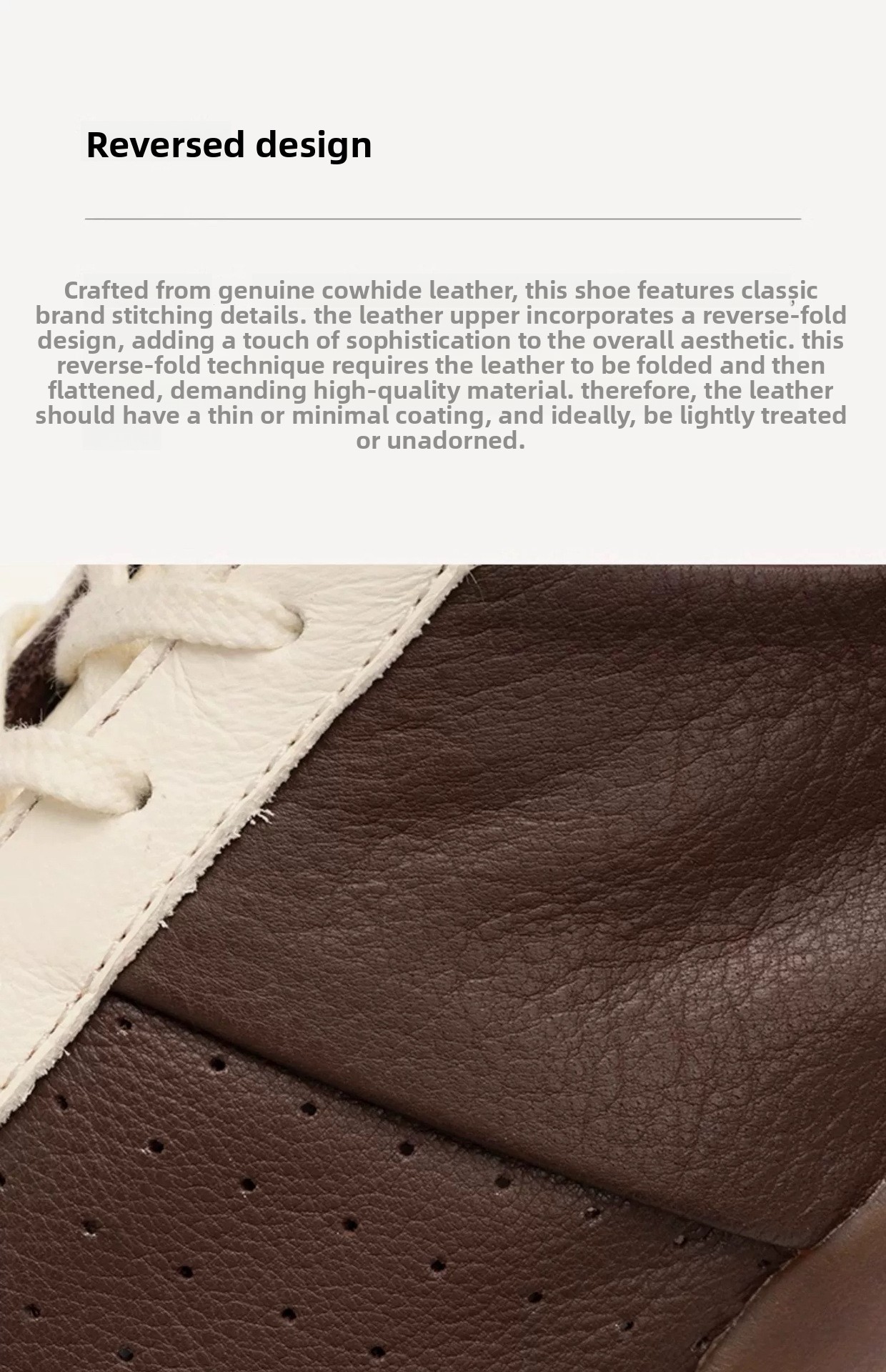 Women's Leather Casual Sneakers – View 4