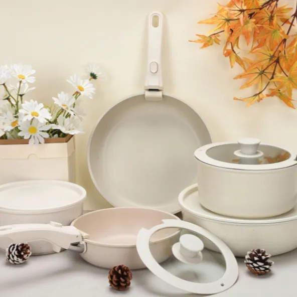 Detachable Handle Non-Stick Cookware Set