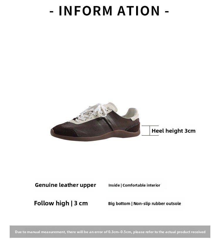 Women's Leather Casual Sneakers – View 1