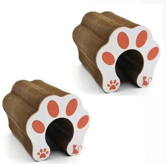 Corrugated Paper Cat Scratching Board with Nest