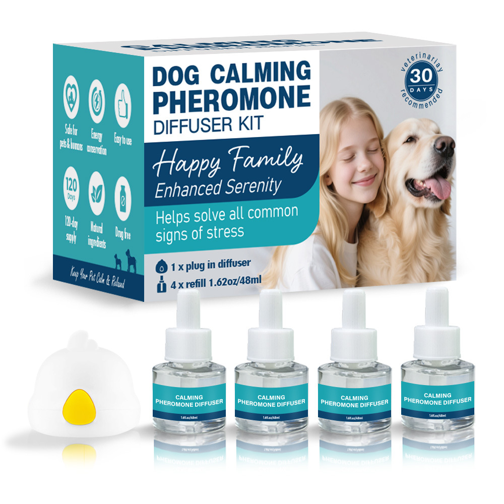 Pheromone Calming Diffuser for Pets Stress Relief Cat Dog Anxiety Comfort