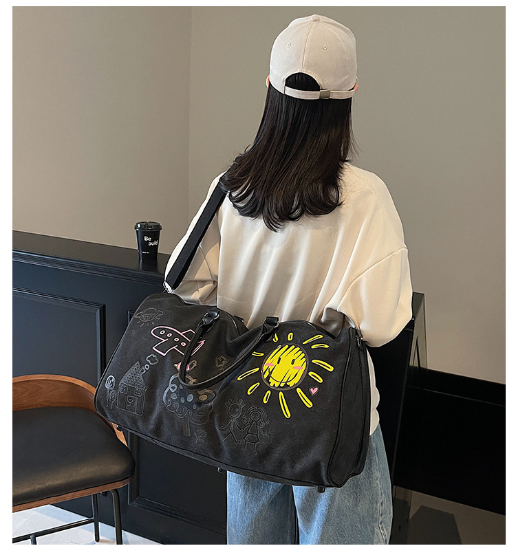 Graffiti Canvas Travel Bag