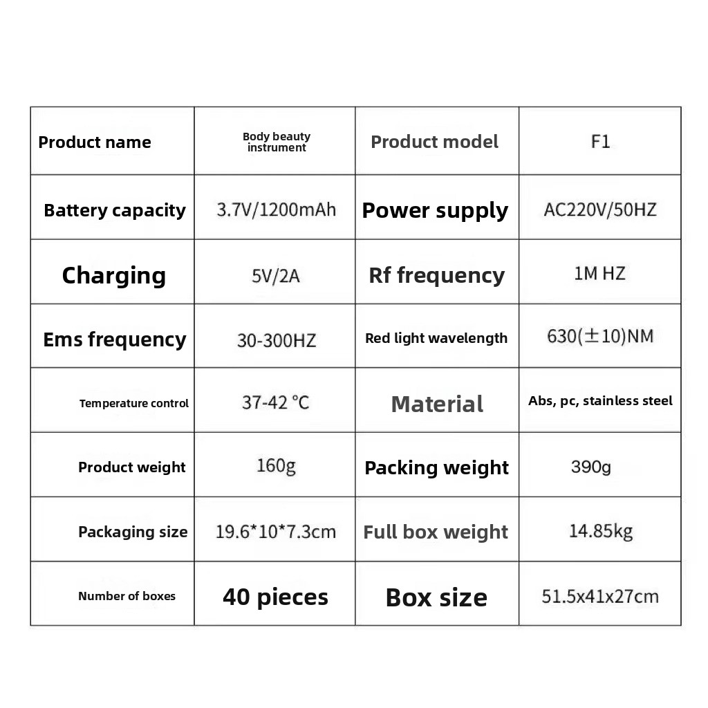 4-in-1 EMS RF Body Sculpting Device