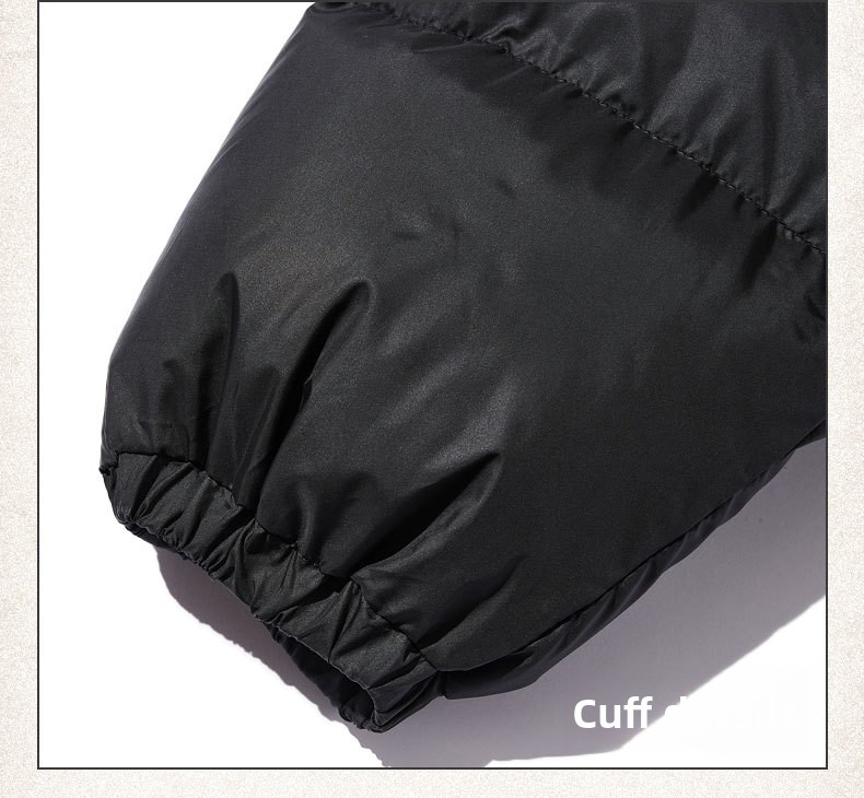 Unisex Detachable Hood Cotton-Padded Jacket – View 3