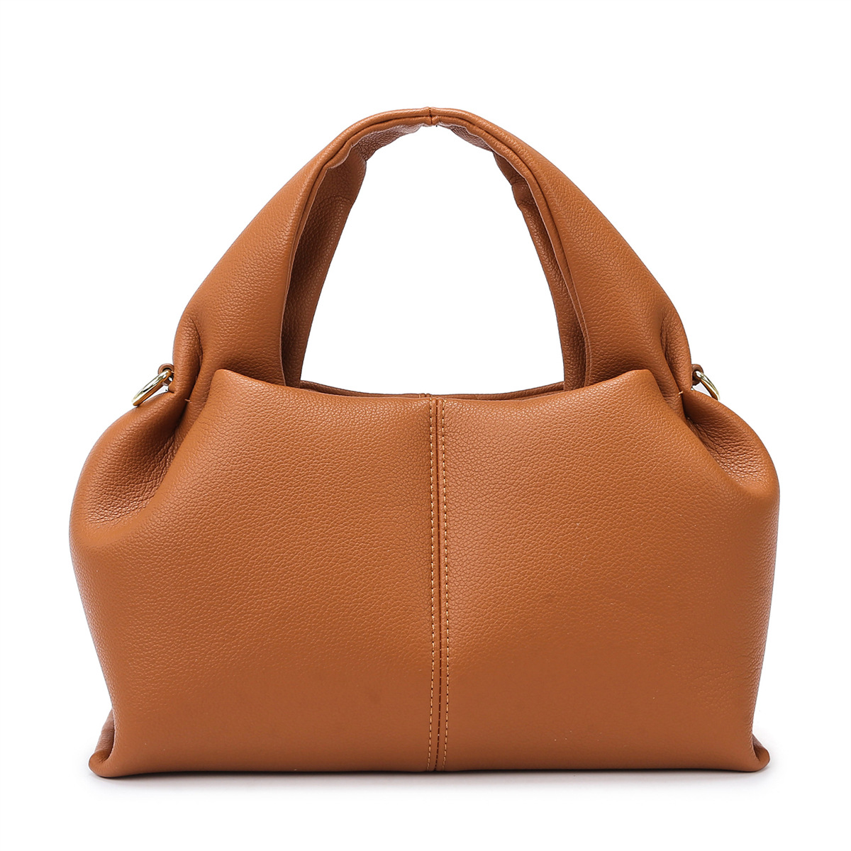 Cloud Shape Shoulder Bag Soft PU Leather Hobo Handbag Large 