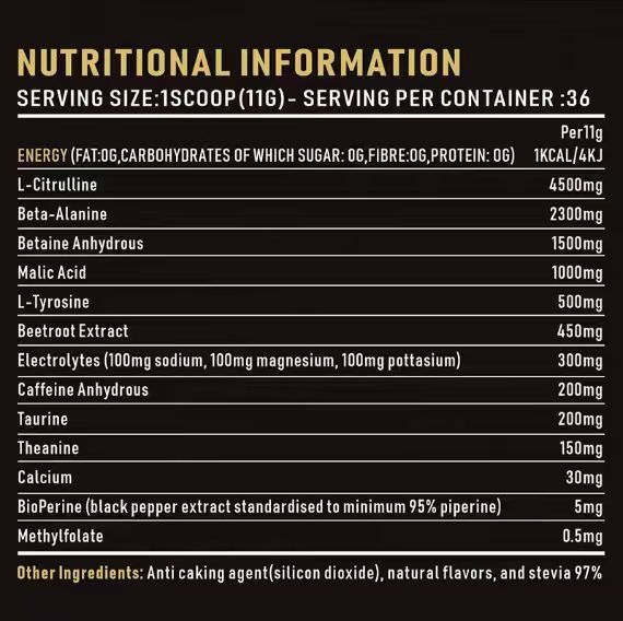 Ignite Pre-Workout (Stim)