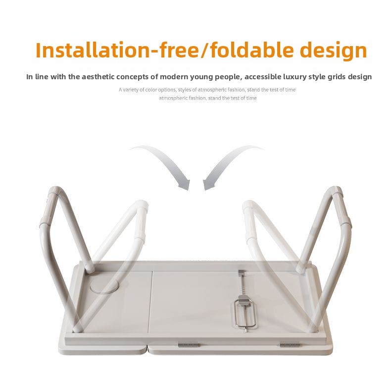 Foldable Height Adjustable Laptop Table