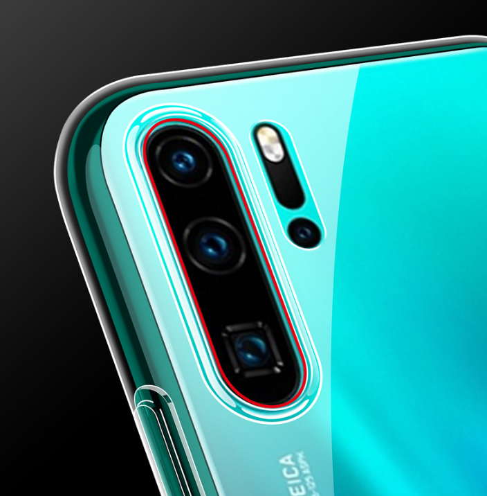 Transparent Silicone Phone Case for Huawei P Series %