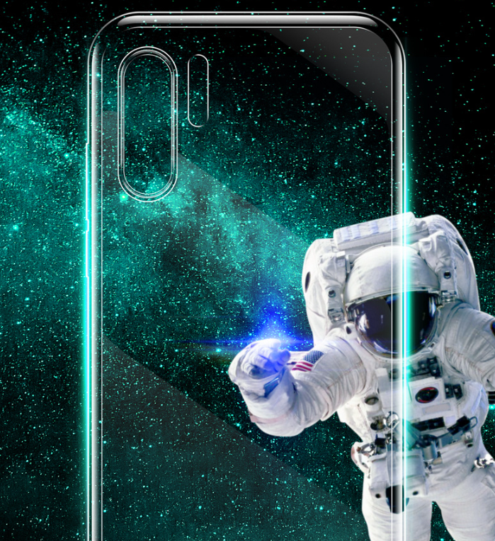 Transparent Silicone Phone Case for Huawei P Series %