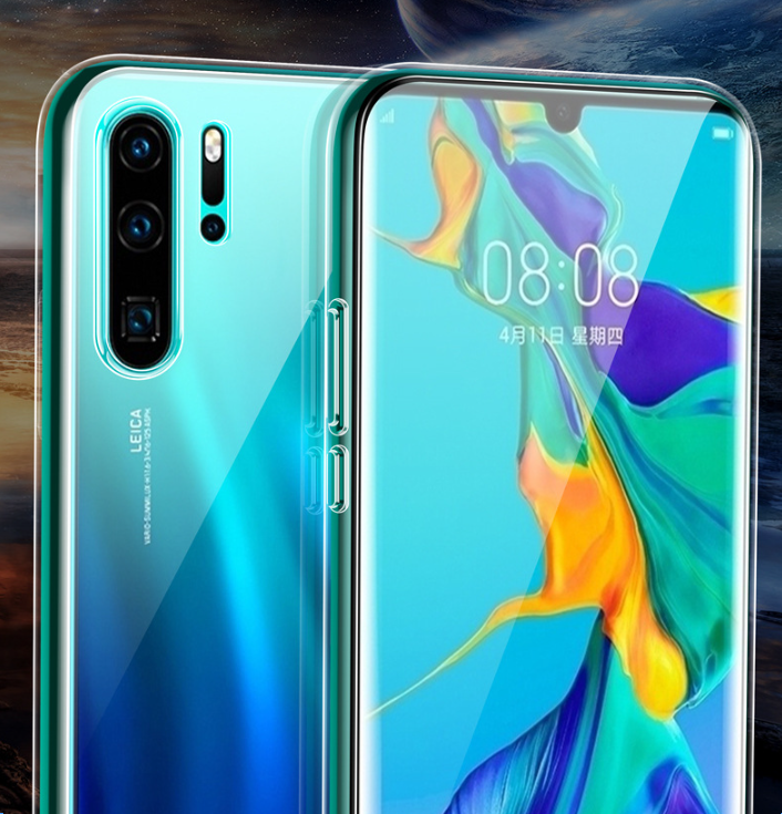 Transparent Silicone Phone Case for Huawei P Series %