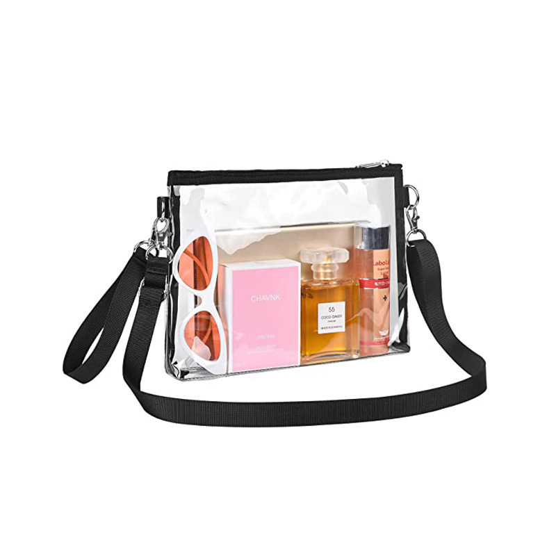 Clear PVC Crossbody Bag