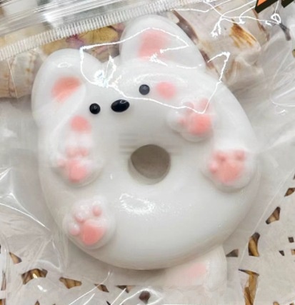 Squishy sensorial de patita de gato transparente | GATOKOOL