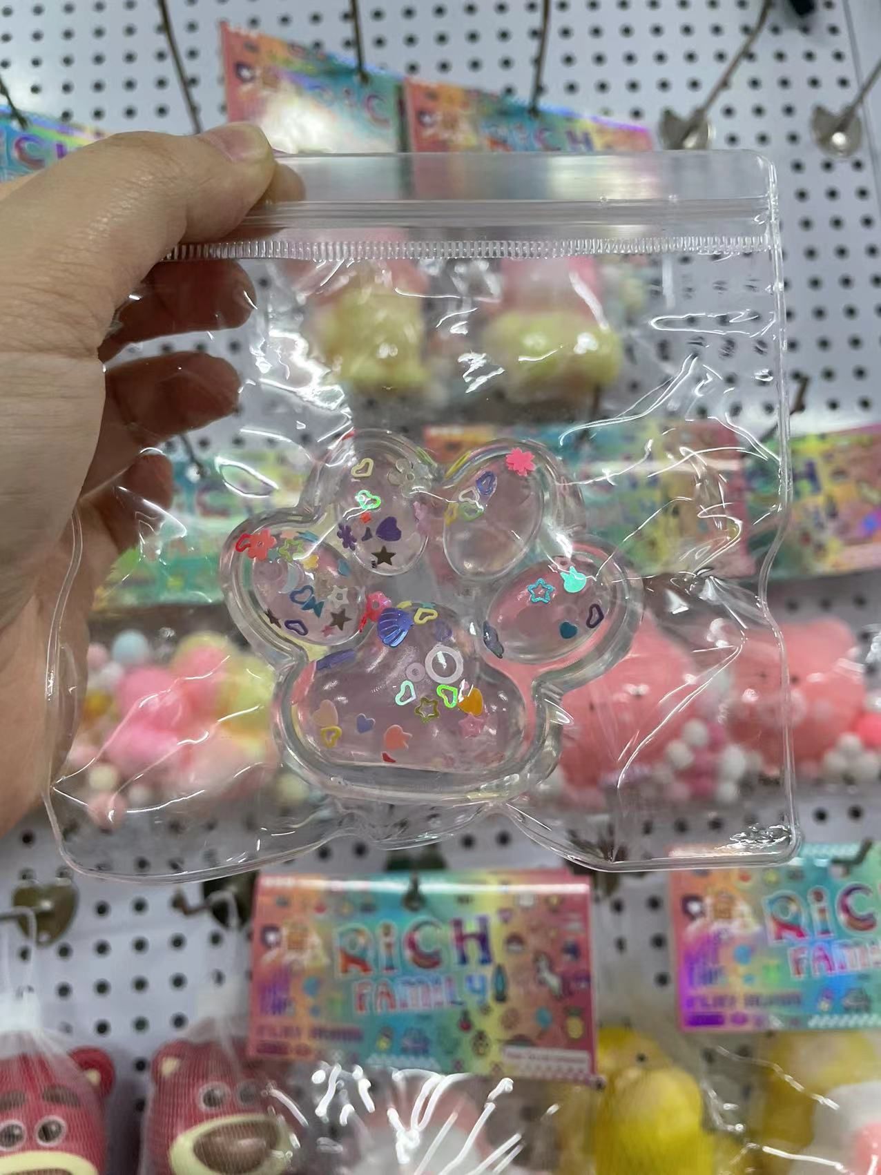 Squishy sensorial de patita de gato transparente | GATOKOOL