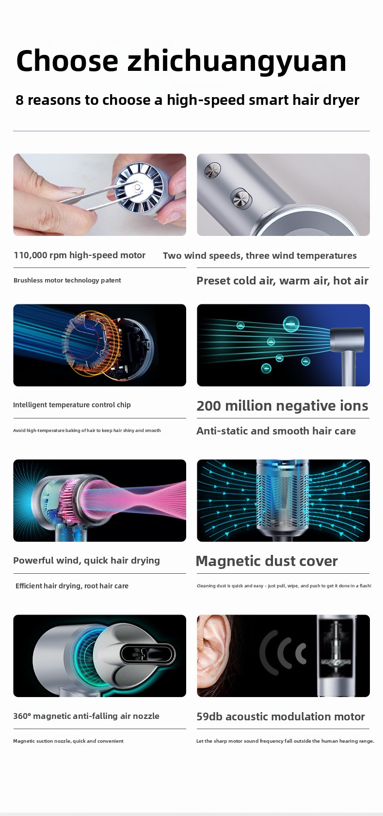 Hair Dryer Negative Ions