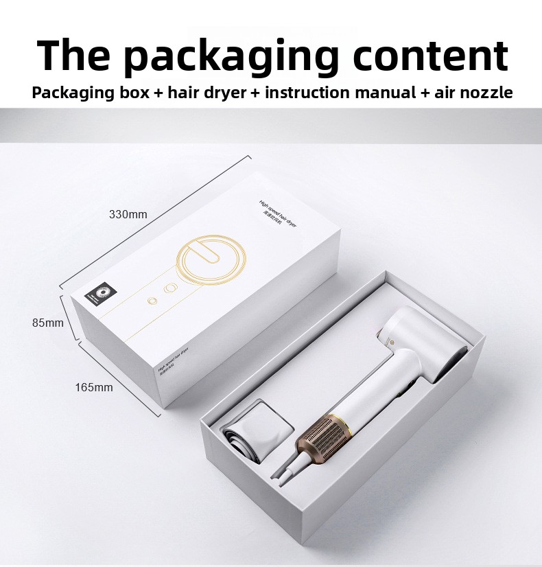 Hair Dryer Box Contents