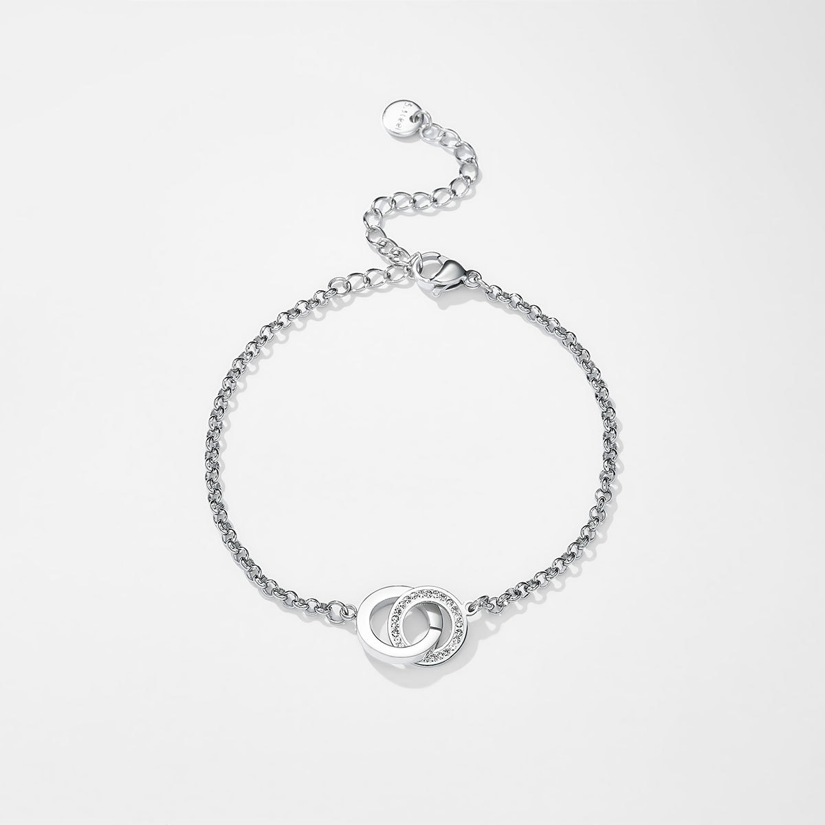 Rhinestone Interlocking Bracelet lifestyle