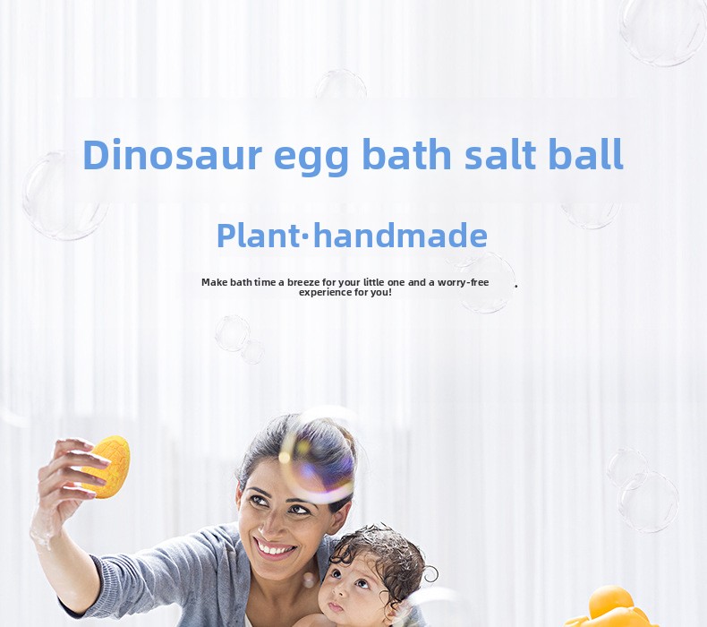 Dinosaur Egg Bath Salt Balls - Set of 6