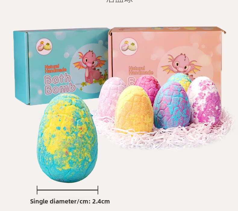 Dinosaur Egg Bath Salt Balls - Moisturizing Soak