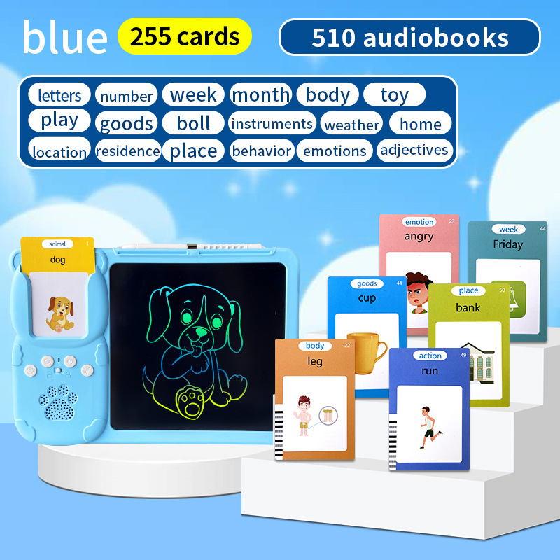 Bilingual Kids LCD Writing Tablet Learning Machine Interactive Educational Toy