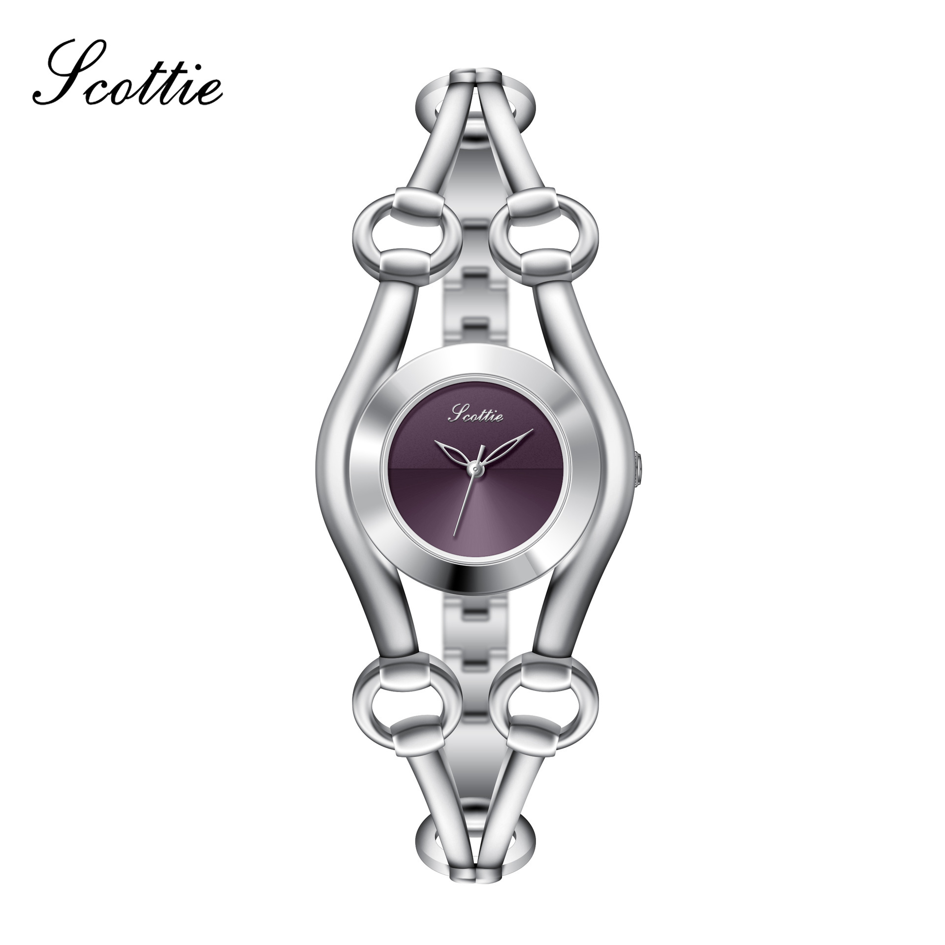 Women Hollow Design Quartz Watch Elegant Jewelry Clasp Fashion Wristwatch New