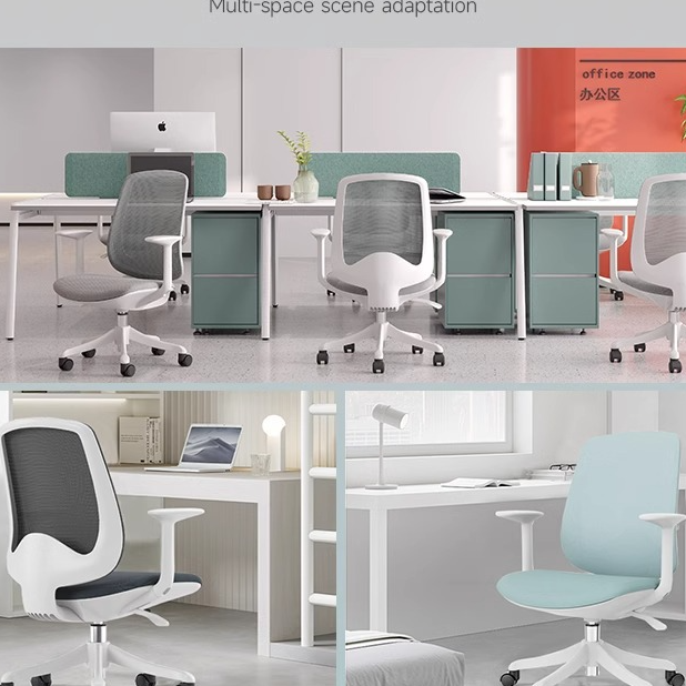 Ergonomic Mesh Office Chair with Rollers 2