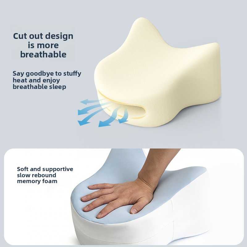 U-Shape Memory Foam Leg Pillow for Sleep Support 2