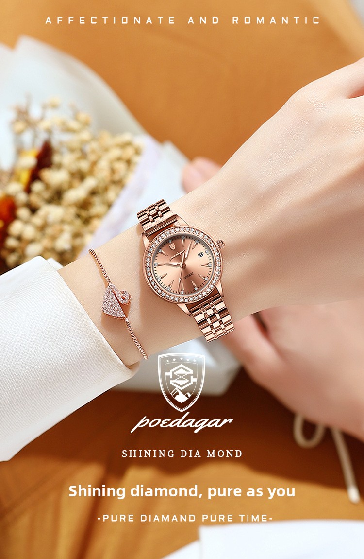 Women's Quartz Watch Rose Gold