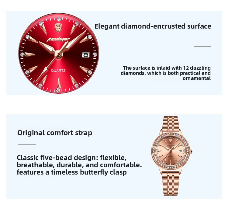 Women's Watch Red Dial