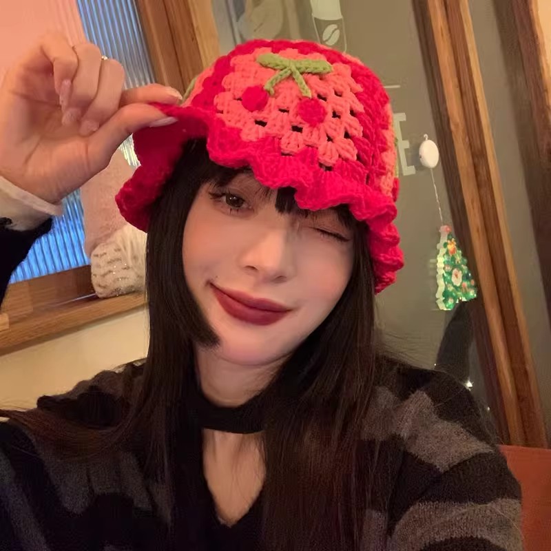 Hollow Knit Hat Fashion