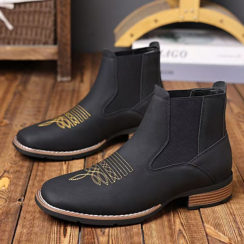 Men’s Leather Cowboy Boots