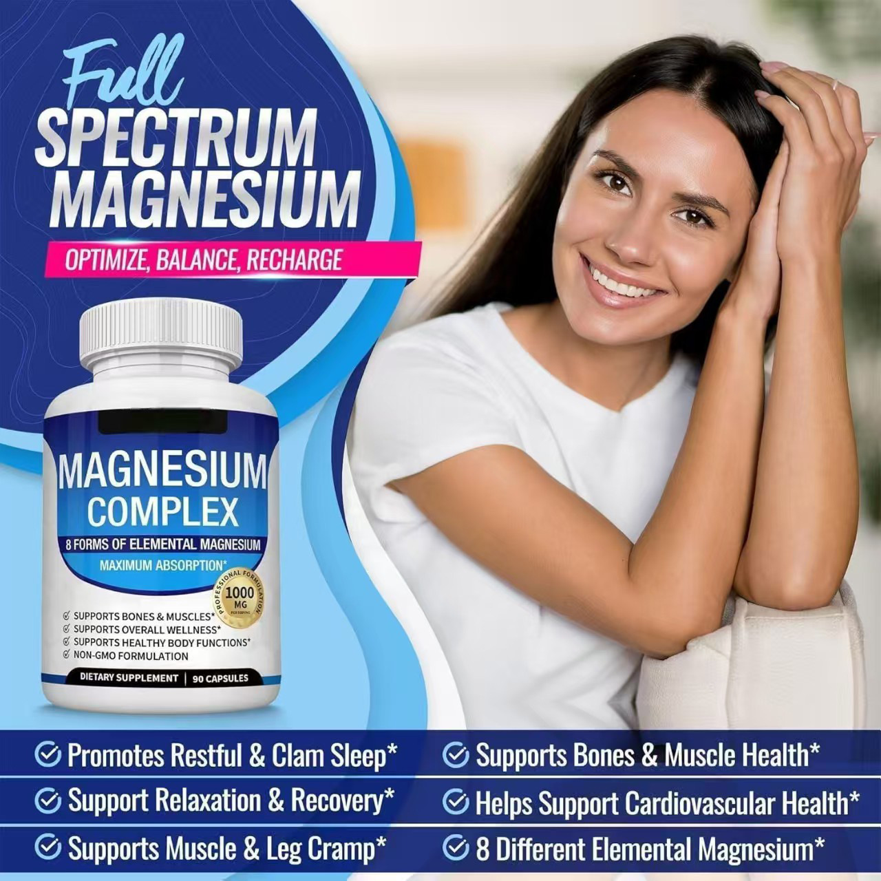 Blue Blood Sugar Magnesium Complex Capsules 2