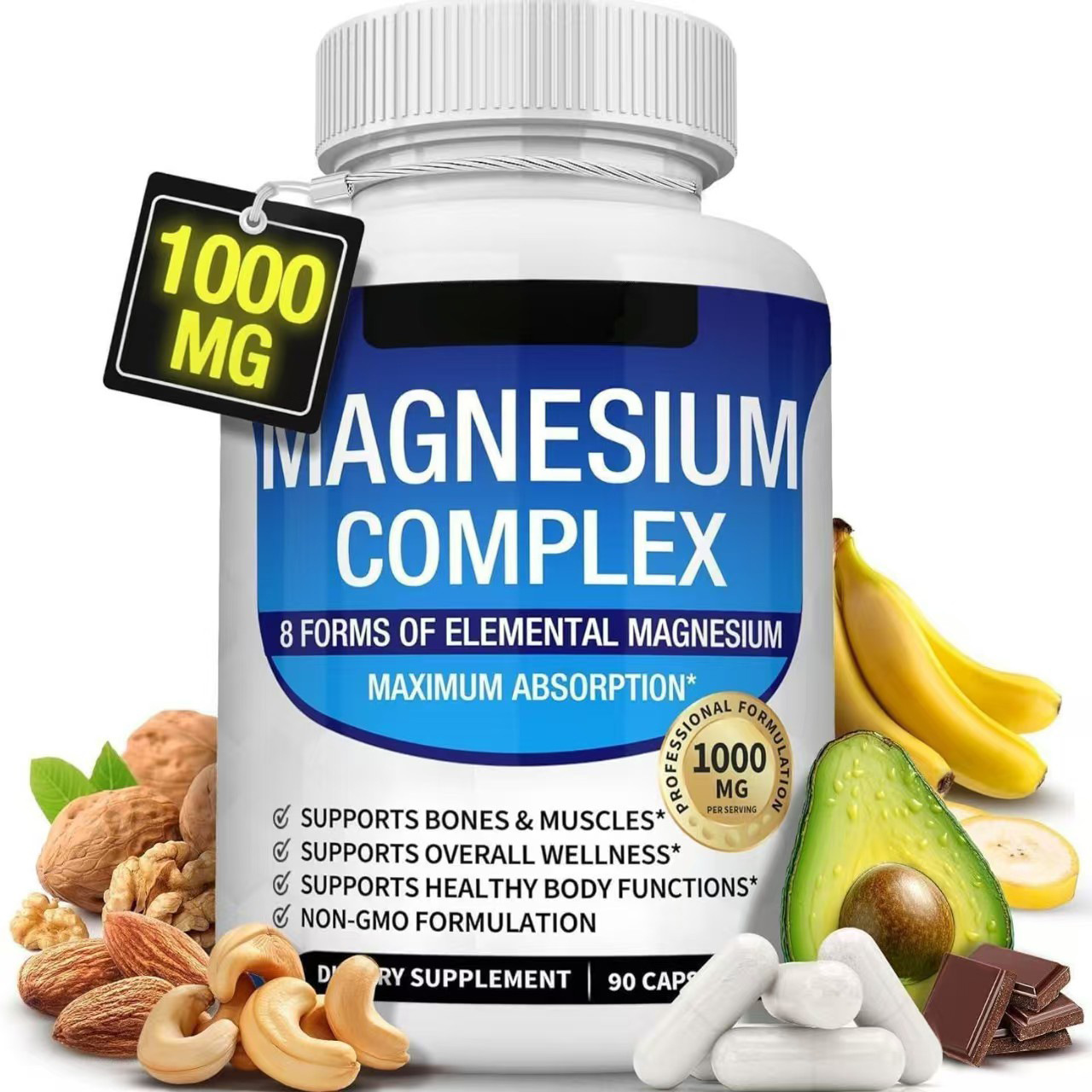 Blue Blood Sugar Magnesium Complex Capsules 1
