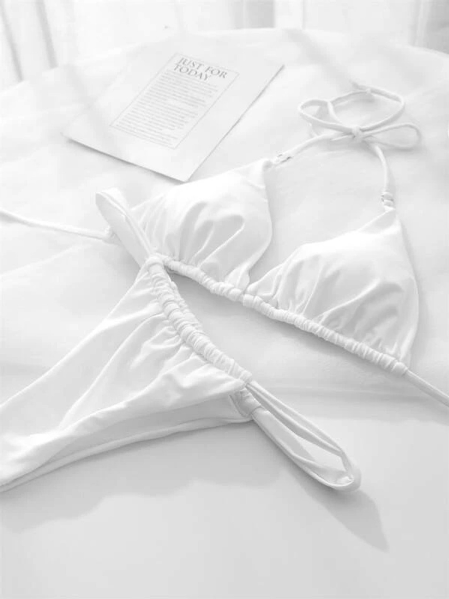Women's Solid Bikini Swimsuit 12