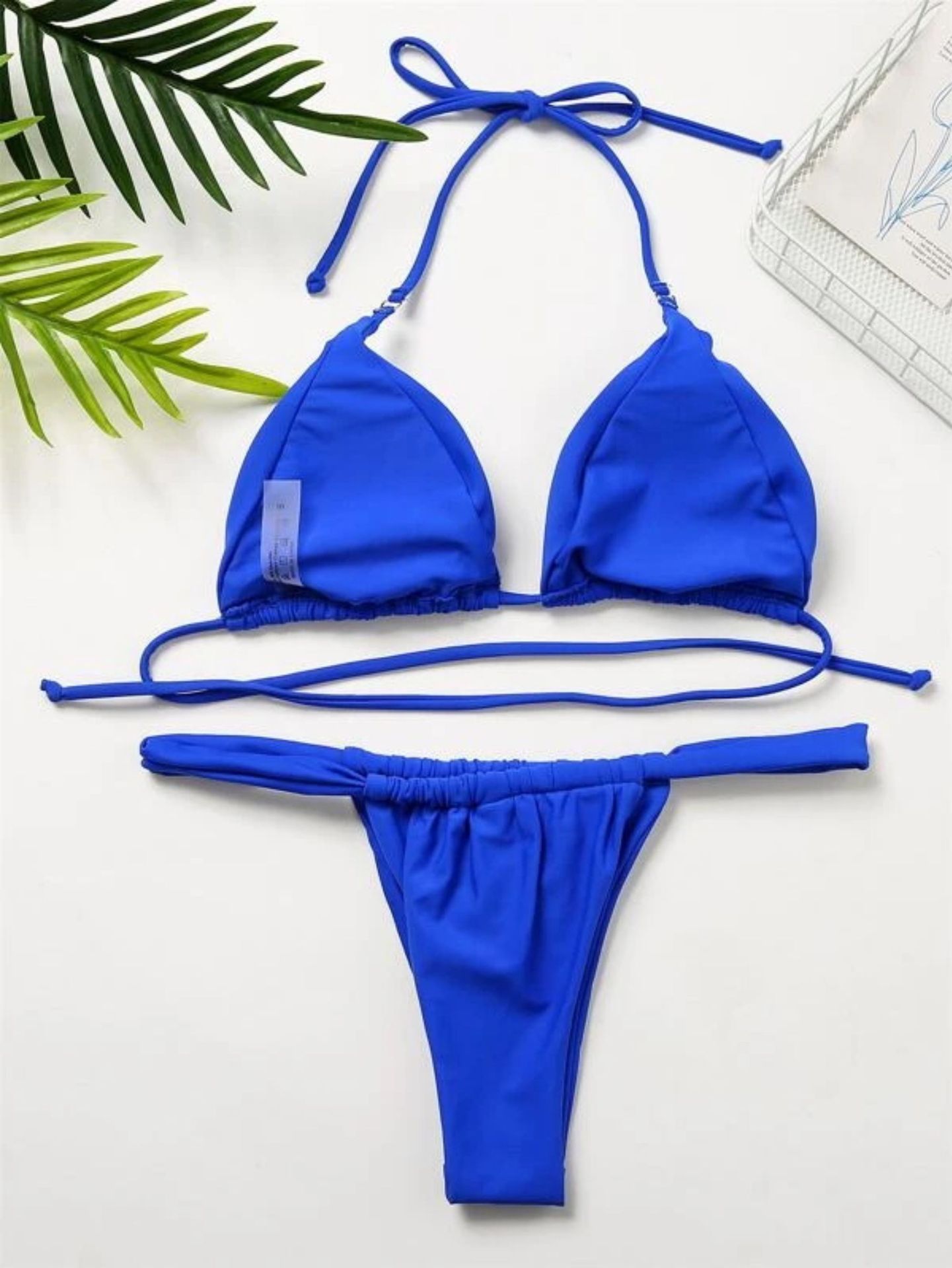 Women's Solid Bikini Swimsuit