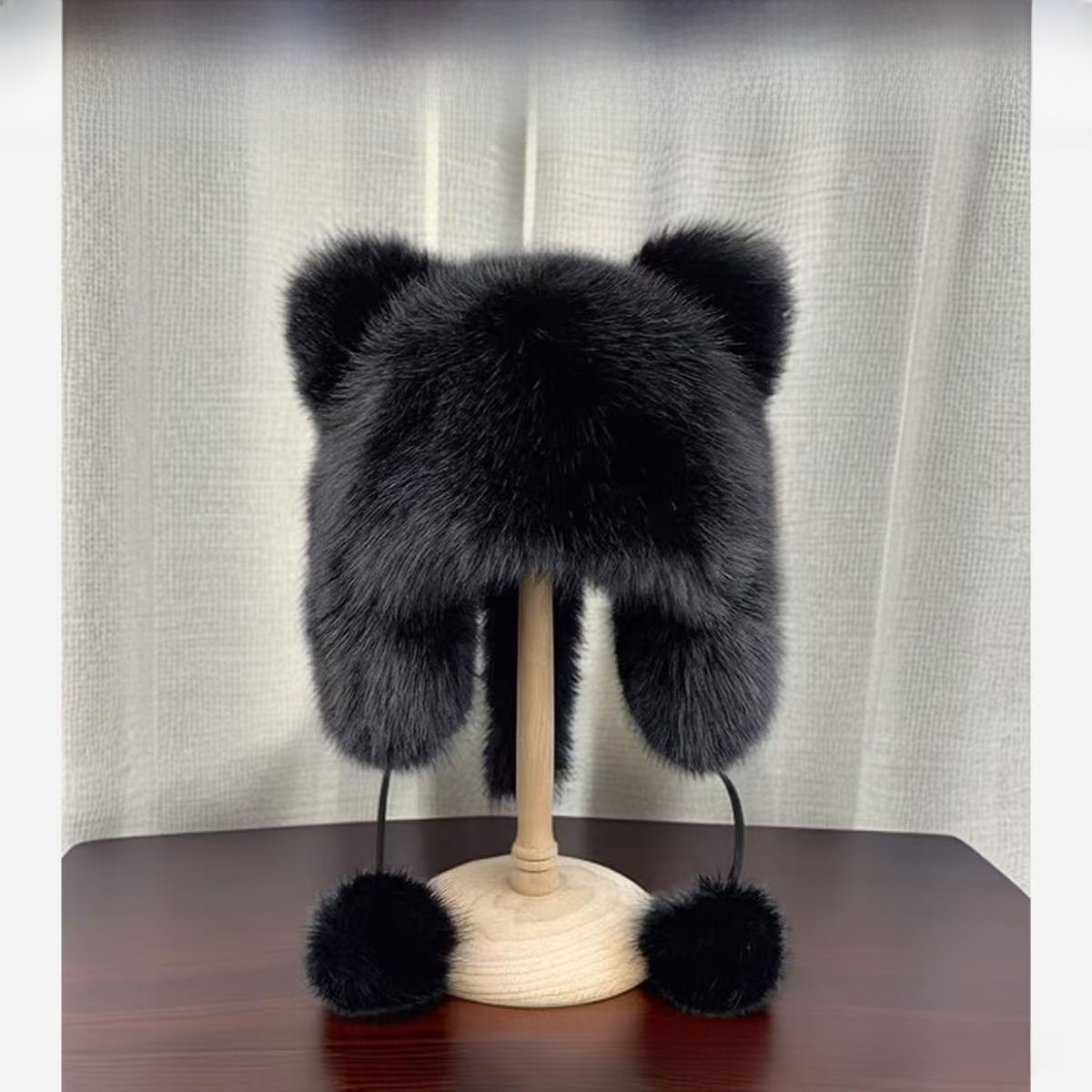 Gorro de pelo sintético con orejas de gato | GATOKOOL