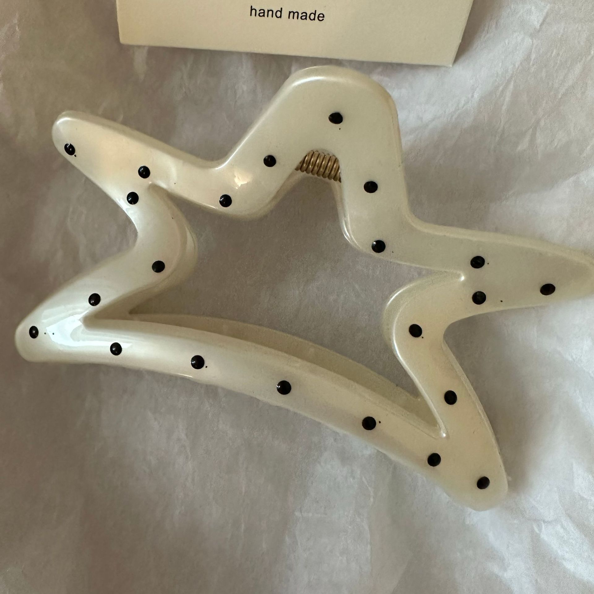 Decorative Hair Clips Large Resin Wave Dot Petal Updo