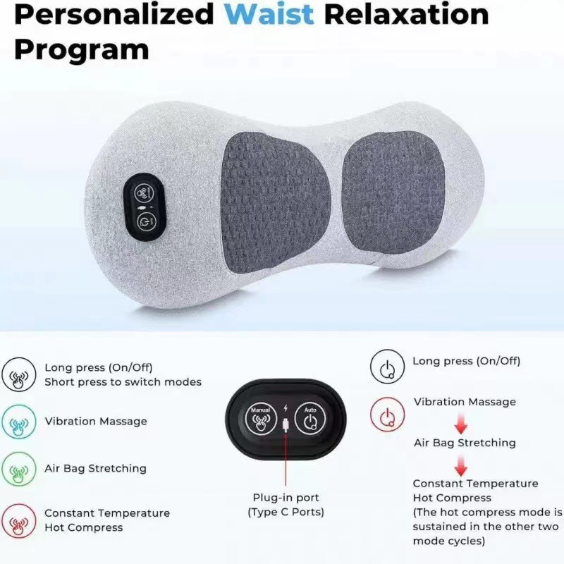 Lumbar support pillow details
