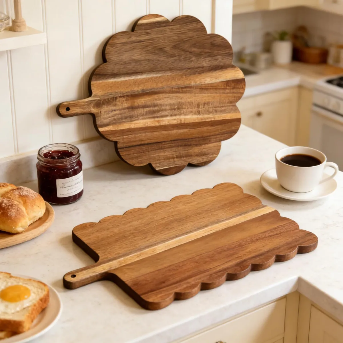 Solid Wood Lace Handle Cutting Board