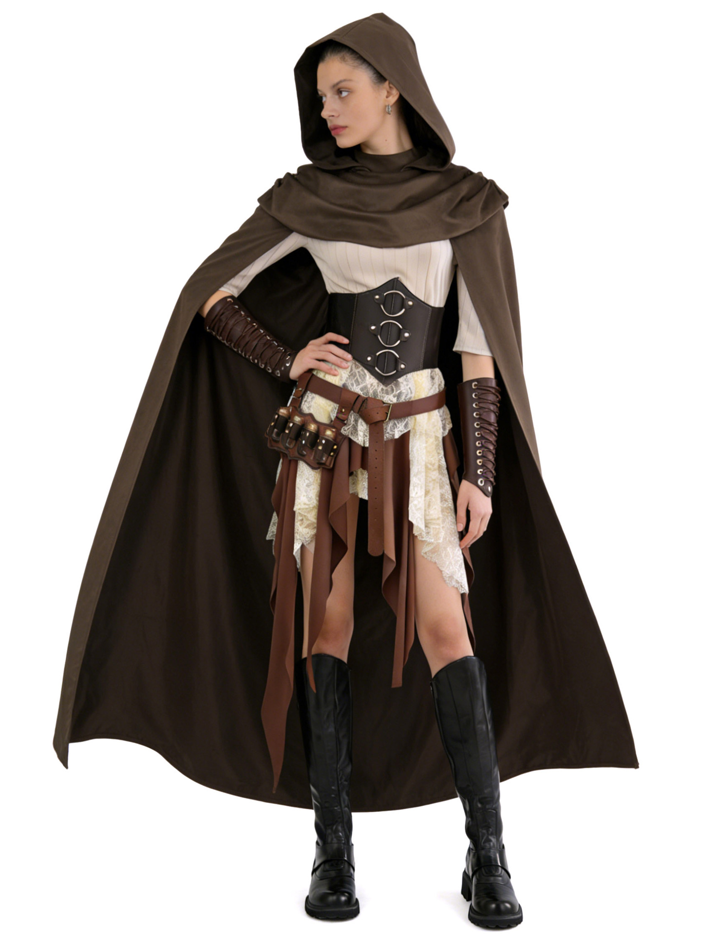 Halloween Viking Warrior Costume and Accessories - Polyester - product details