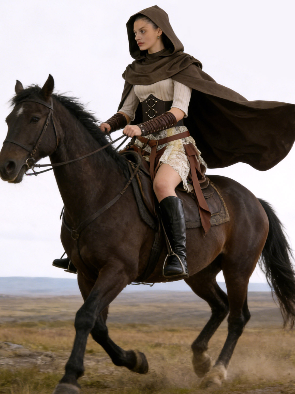 Halloween Viking Warrior Costume and Accessories - Polyester - product details