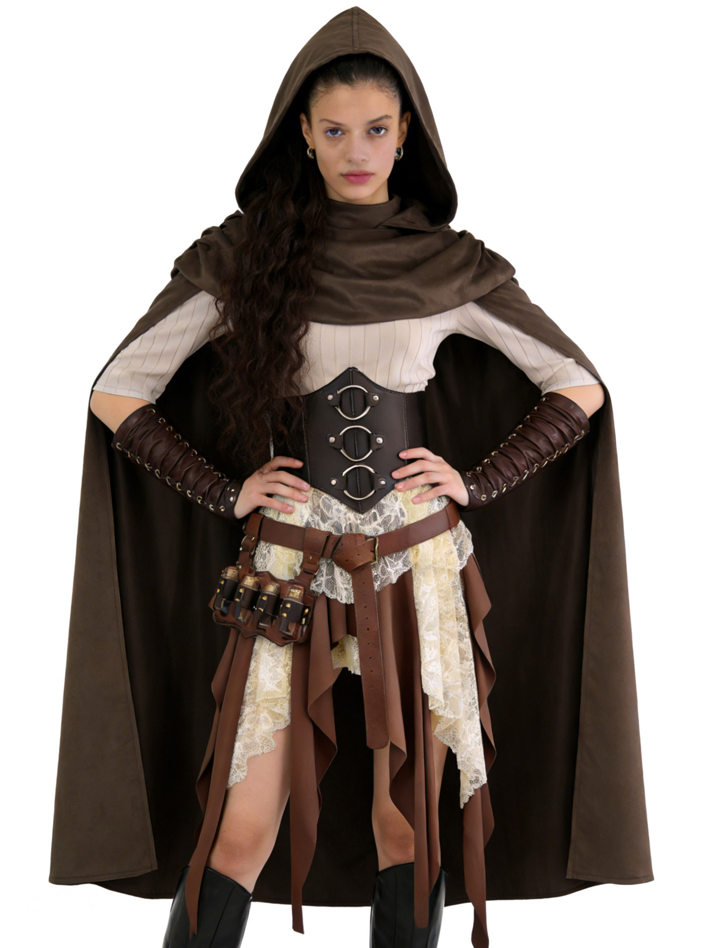 Halloween Viking Warrior Costume and Accessories - Polyester - product details