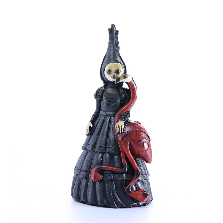 Halloween Witch Resin Garden Ornament - product details
