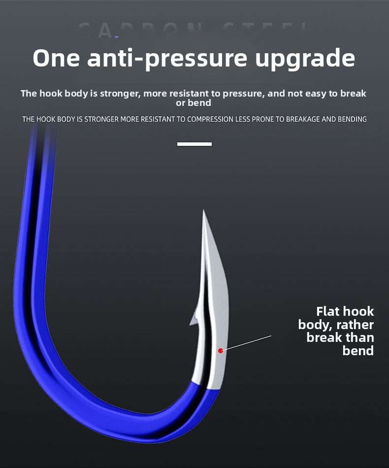 Blue Ghost Tooth hooks - angle 5