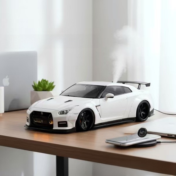 Supercar Digital Alarm Clock Hypercar Design Motion Sensor Retro Desk Decor New