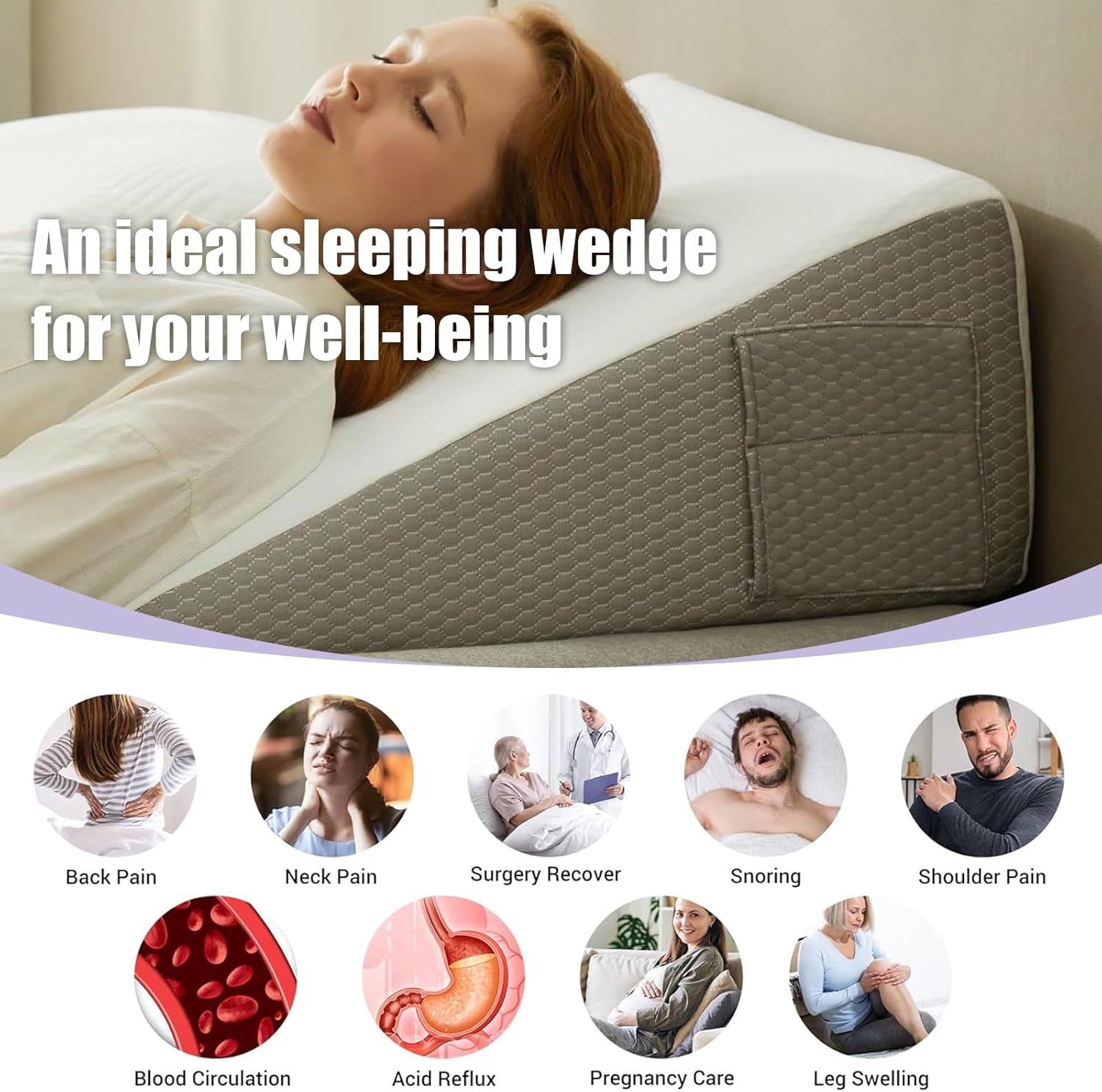Triangular Anti-Reflux Support Pillow 3