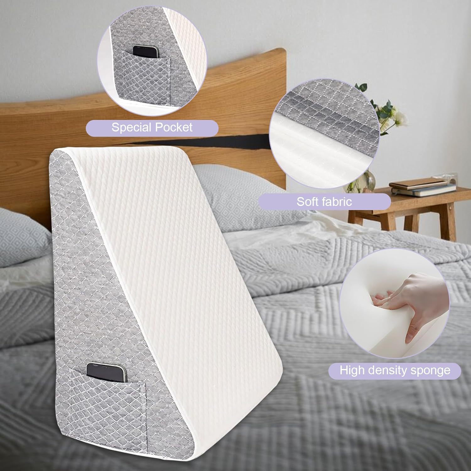 Triangular Anti-Reflux Support Pillow 2