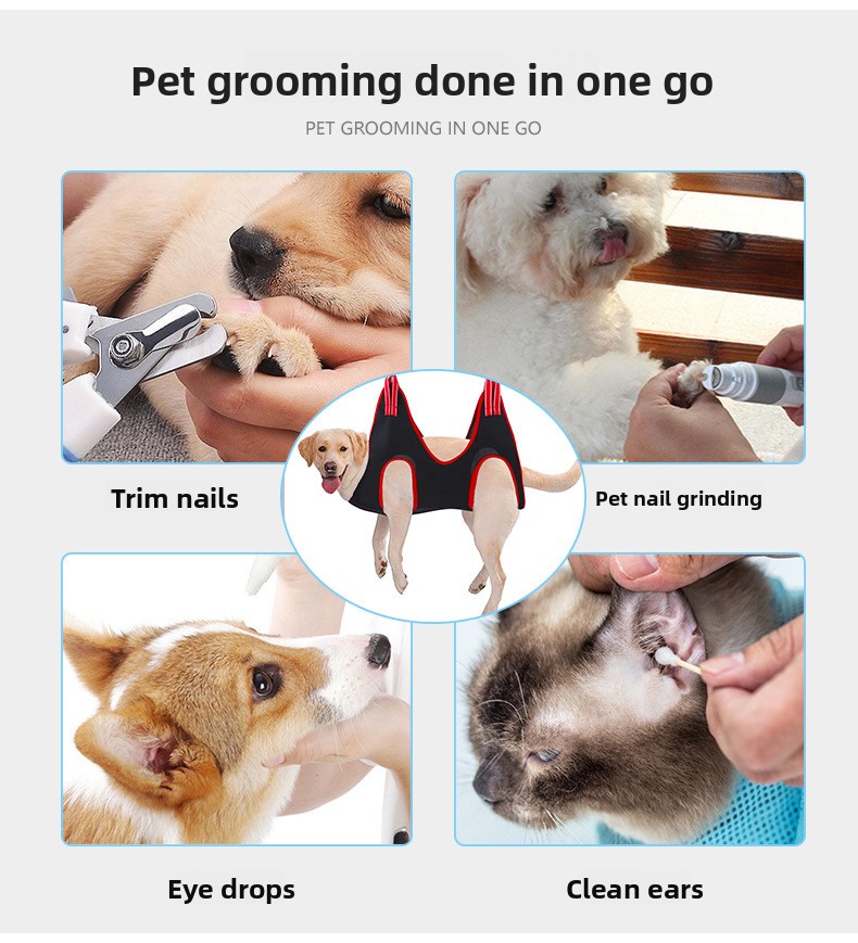 Pet Grooming Hammock Restraint Bag