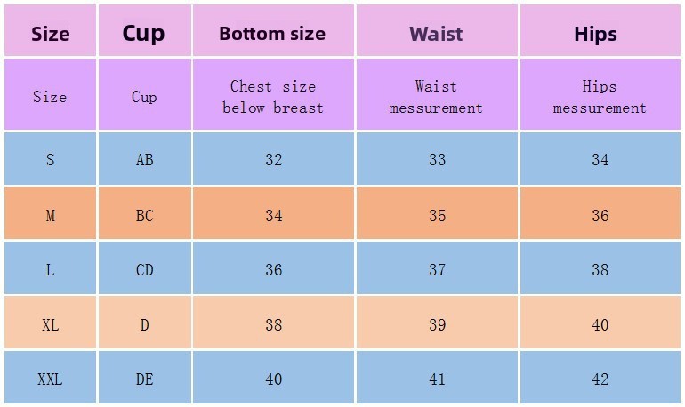 Womens Two-Piece Swimsuit Bikini Set