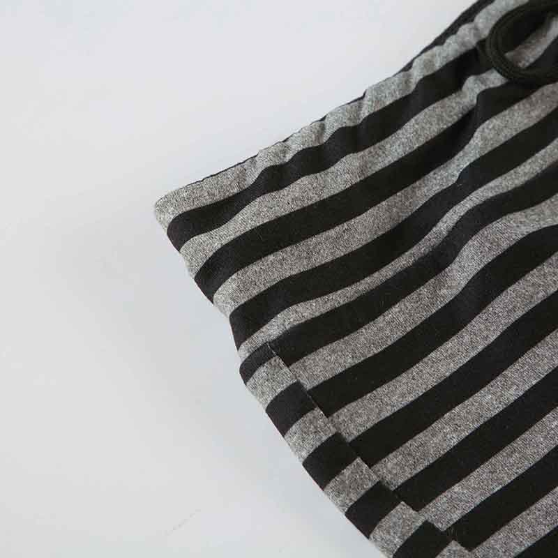 Retro Striped Halter Neck Two-Piece 21